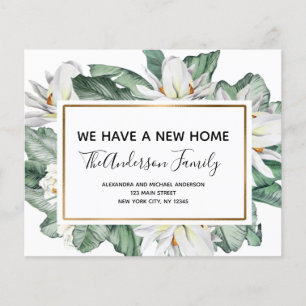 Budget Moving Announge Tropische Floral