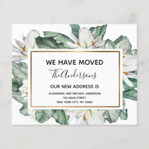 Budget Moving Announge Tropische Floral