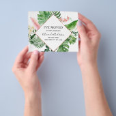 Budget Moving Announge Tropische Floral Flyer (Hand)