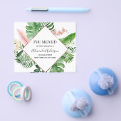 Budget Moving Announge Tropische Floral Flyer (Enkel)