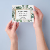 Budget Moving Announge Tropische Floral Flyer (Hand)