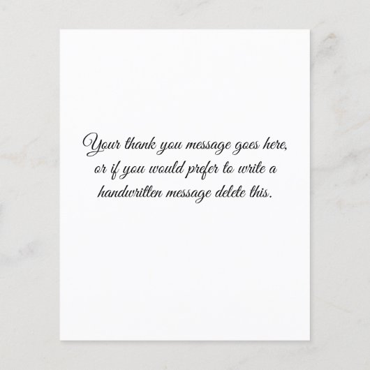 Budget mozaïekboom - Hartelijk dank (Achterkant)