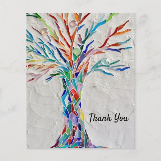 Budget mozaïekboom - Hartelijk dank (Voorkant)