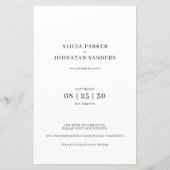 Budget multi foto collage save the date bruiloft (Achterkant)