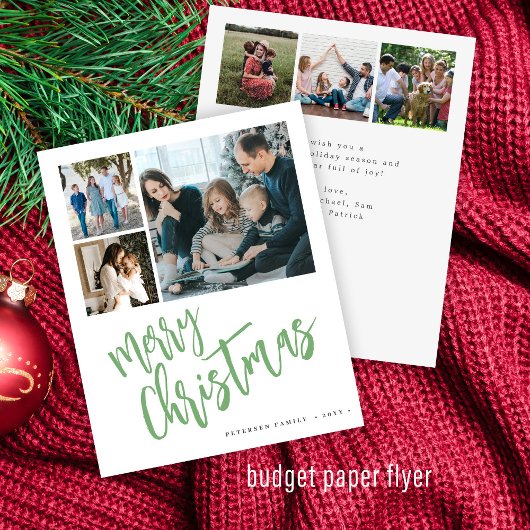 Budget multi-foto Merry kerstfeestay Kaart