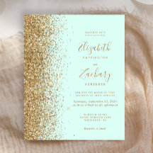 Budget Munt Green Gold Glitter Weddenschap