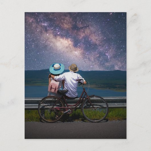 Budget Mystical Black Gold Sun Moon Foto Weduwscha (Achterkant)