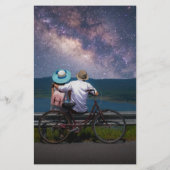 Budget Mystical Black Gold Sun Moon Foto Weduwscha Flyer (Achterkant)