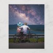 Budget Mystical Black Gold Sun Moon Foto Weduwscha Flyer (Achterkant)