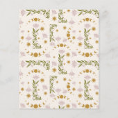 Budget Mystieke Botanische Bruiloft (Achterkant)