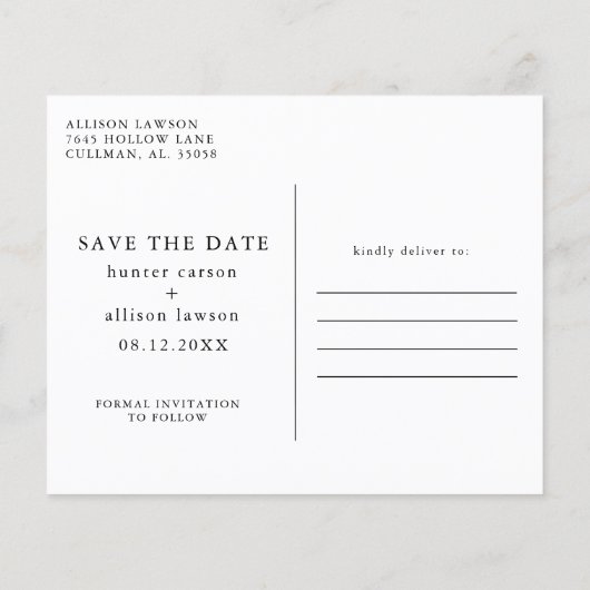 Budget na Kaart | Agenda sparen de Datum (Achterkant)