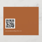 Budget najaar Florals QR Code Weddenschap Online R (Achterkant)
