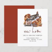 Budget najaar kleuren katoen - Nieuw thuisadres (Voorkant / Achterkant)