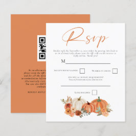 Budget najaar pomkins QR Code Weddenschap RSVP
