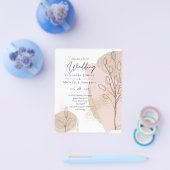 BUDGET Natural Earth - Abstracte weddenschappen Flyer (Enkel)