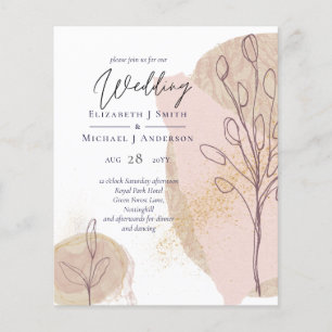 BUDGET Natural Earth - Abstracte weddenschappen Flyer