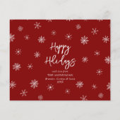 Budget Naughty of Nice Photo Funny Holiday Card (Achterkant)