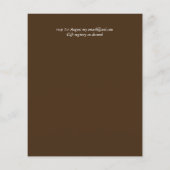 BUDGET Nautical Map Wedding Invite (Achterkant)