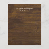 BUDGET Nautical Sailing Destination Wedding Invite (Achterkant)