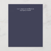 BUDGET Nautical Sailing Destination Wedding Invite (Achterkant)