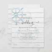 BUDGET Nautical Ships Wheel Weddenschap (Voorkant / Achterkant)