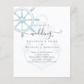 BUDGET Nautical Ships Wheel Weddenschap Flyer (Voorkant)
