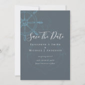 BUDGET Nauwe FOTO Save Dates Zee Beach Ocean (Voorkant)