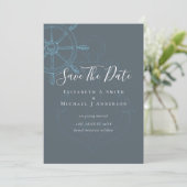 BUDGET Nauwe FOTO Save Dates Zee Beach Ocean (Staand voorkant)