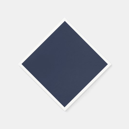 BUDGET Navy Blau Monochroom TROUWEN Servet (Hoek)