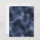 Budget Navy Blau Paars Zilver Bloem Bruiloft (Achterkant)