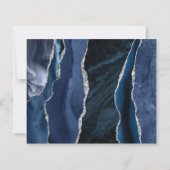Budget Navy Blauwe Zilveren Agate Mauve Bewaar de (Achterkant)