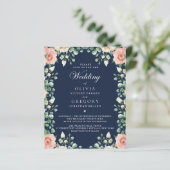 Budget Navy Blue, Bleek roze bruin bruinbruin (Staand voorkant)