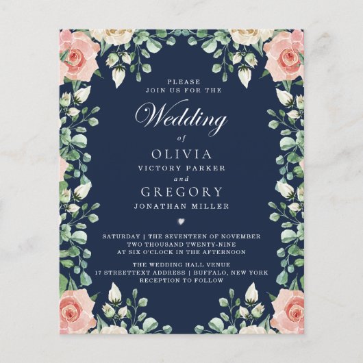 Budget Navy Blue, Bleek roze bruin bruinbruin (Voorkant)