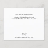 Budget Navy Blue, Burgundy & Peach Floral - Gegeve (Achterkant)