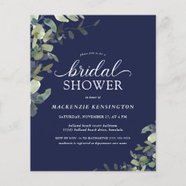 Budget Navy Blue Eucalyptus Vrijgezellenfeest