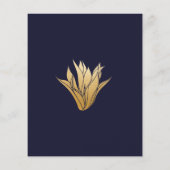 Budget Navy Blue Gold-downsized bruiloft (Achterkant)