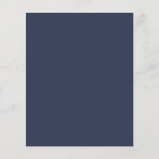 Budget Navy Blue Kerstmis Joyful kerstfoto (Achterkant)