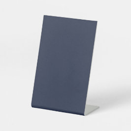 BUDGET Navy Blue Monochrome WEDDING Reclamebord Met Voetstuk