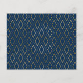 Budget Navy Gold 3 Foto Afstuderen Celebration (Achterkant)