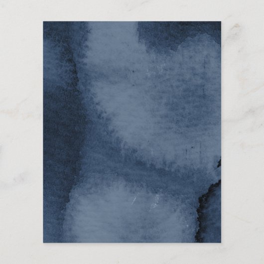 Budget Navy & Gold Geometric Lijst Surprise Party (Achterkant)