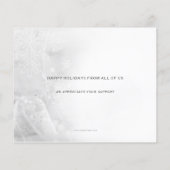 Budget Navy Ornament Company Holiday Card (Achterkant)