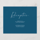 Budget Navy Reception Information Insert Flyer (Voorkant)