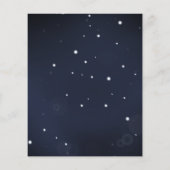 Budget Navy Snowflakes Winter Wedding-uitnodiging (Achterkant)