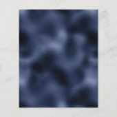 Budget Navy Stofblauw Zilver Bloemen Bewaar de Dat (Achterkant)