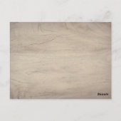 Budget Navyblauw en Koraal Bruiloft Bosgrond Briefkaart (Achterkant)