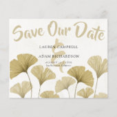 Budget Nepgoud Ginkgo Bruiloft Save the Date (Voorkant)