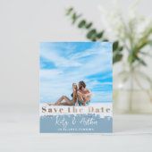 Budget Nepgoud Save the Date Foto (Staand voorkant)