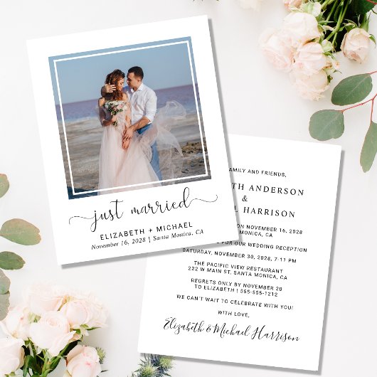 Budget Net getrouwde bruiloft Opvangfoto