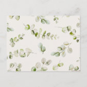 Budget Neutraal Boho Baby shower Uitnodiging Briefkaart (Achterkant)