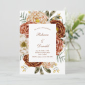 Budget Neutraal Boho Terracotta Kaart (Staand voorkant)